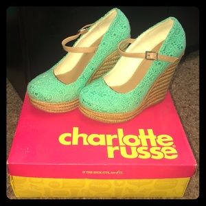 Charlotte Russe Glowie Wedges